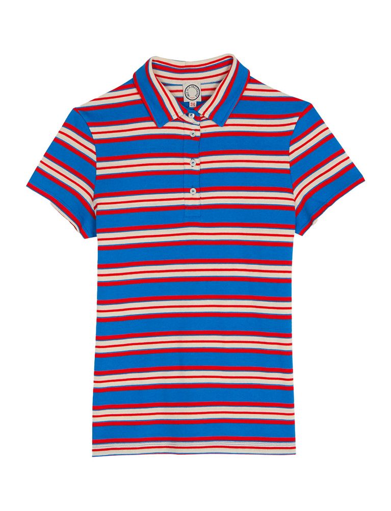 Ines De La Fressange Polo Marie Jacob Bleu