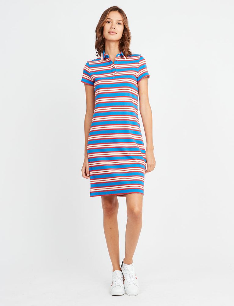 Ines De La Fressange Robe Polo Marie Sarah In Blue