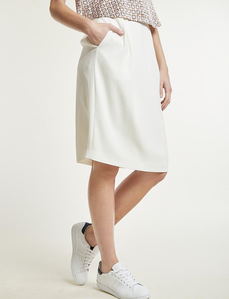 Ines De La Fressange Jupe Céleste Ivoire In White