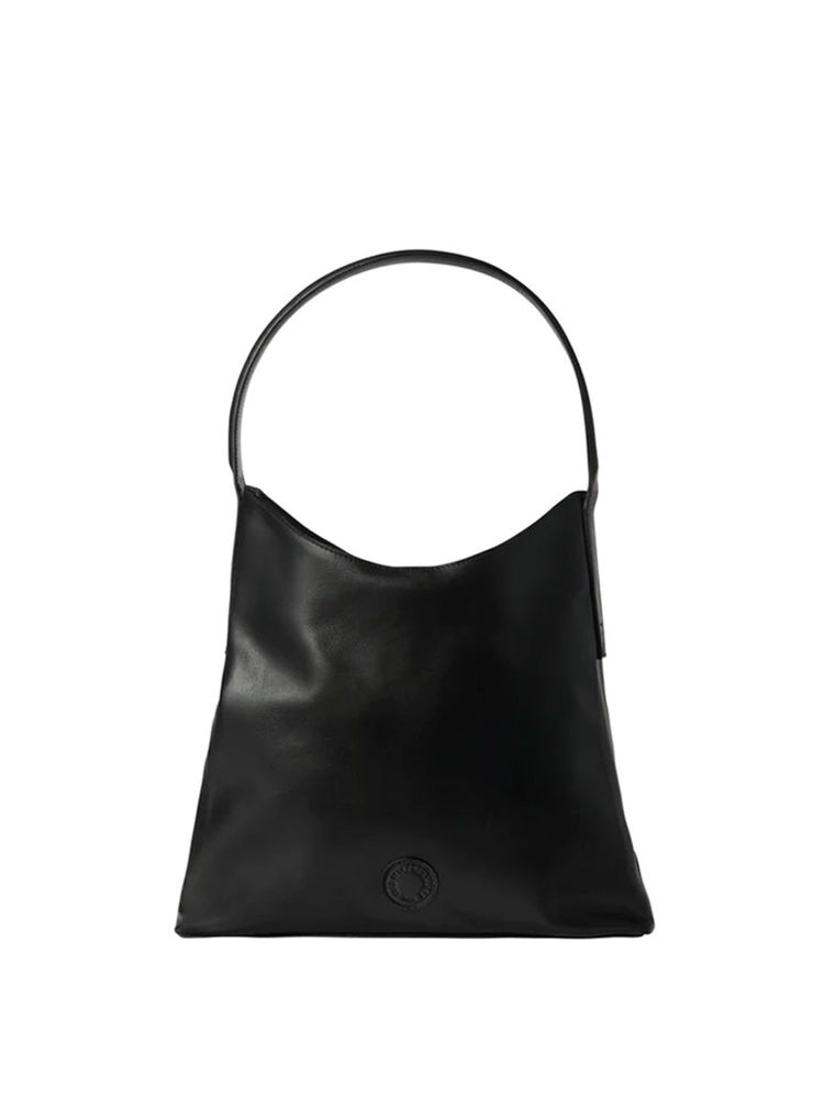Ines De La Fressange Sac Cabas Léonore Taille M En Cuir Noir