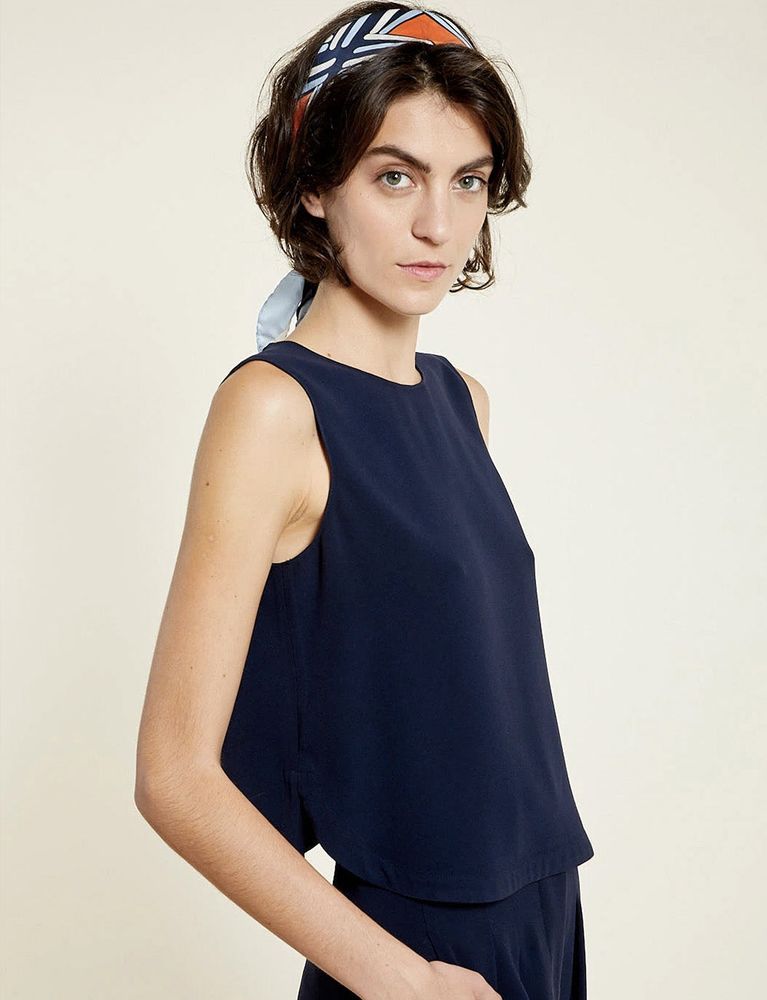 Blouse Albert bleu marine