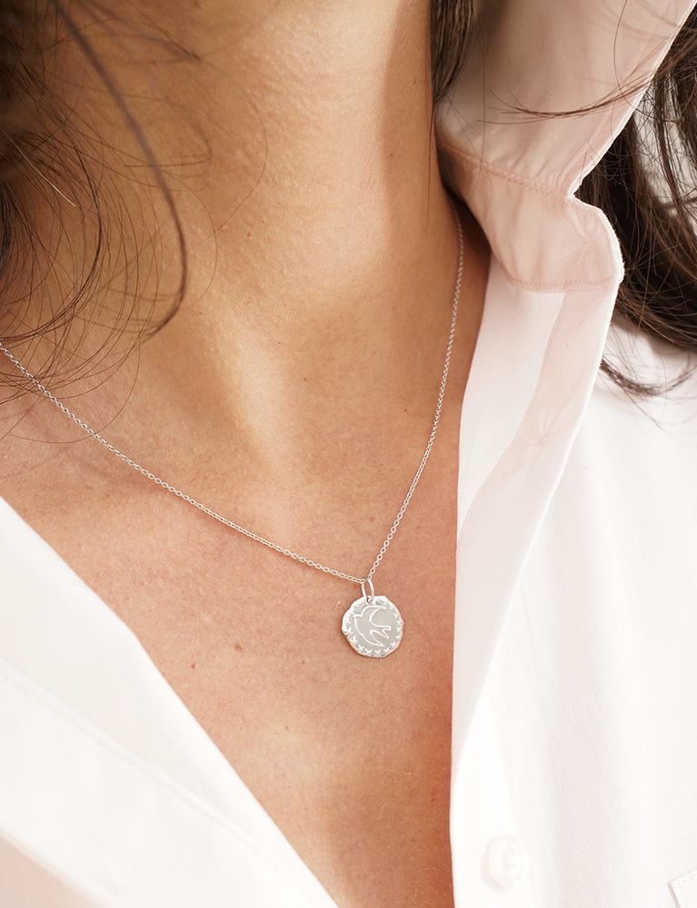 Ines De La Fressange Pendentif Lutèce Colombe In Metallic