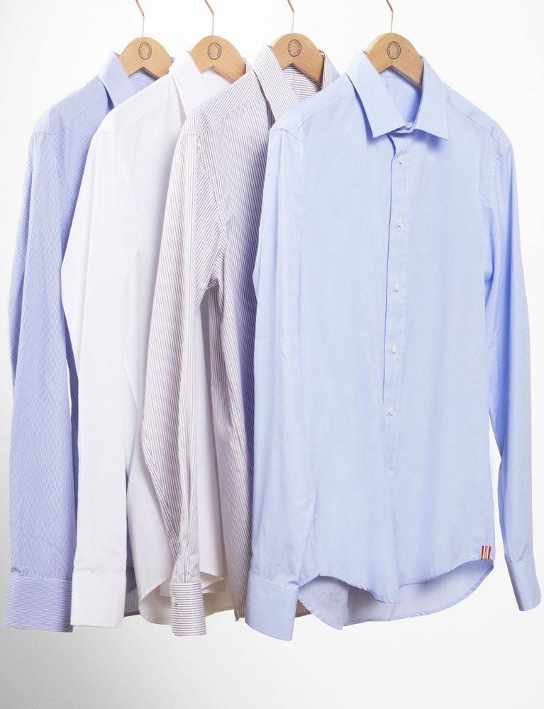 Ines De La Fressange Chemise Pour Homme Julien Bleu Clair In Multi