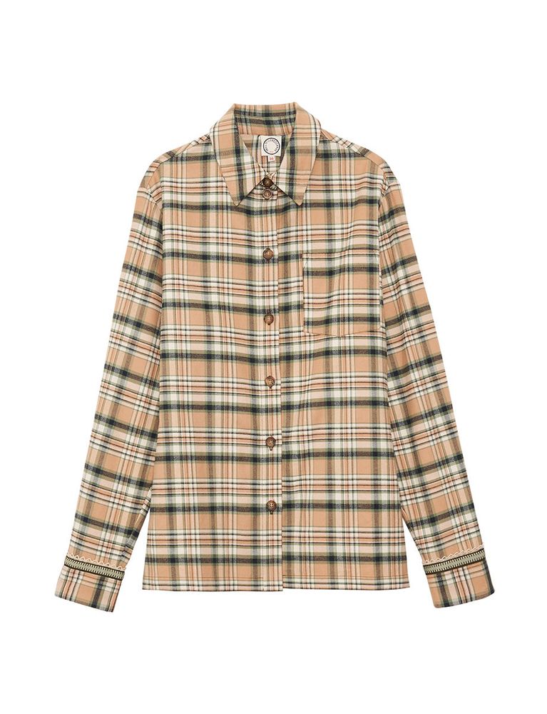 Ines De La Fressange Chemise Maureen À Carreaux In Multi