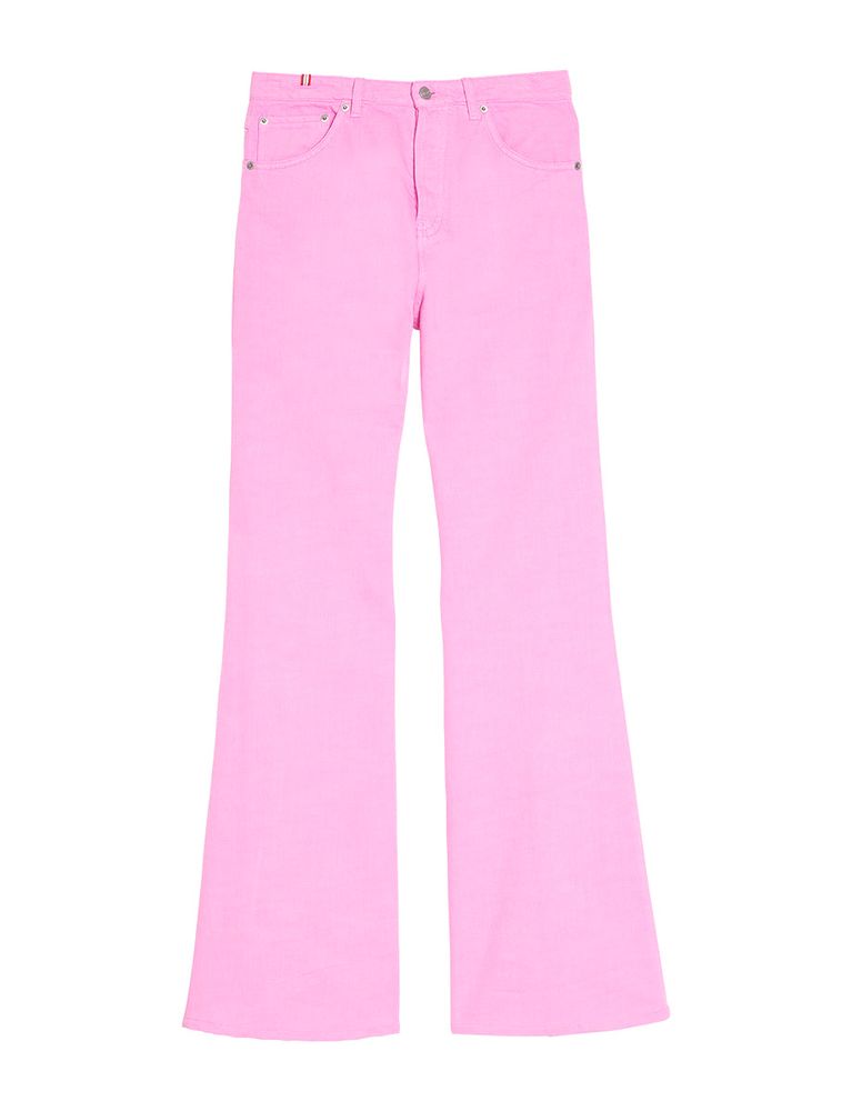 Ines De La Fressange Jean Jane Rose Coupe Flare