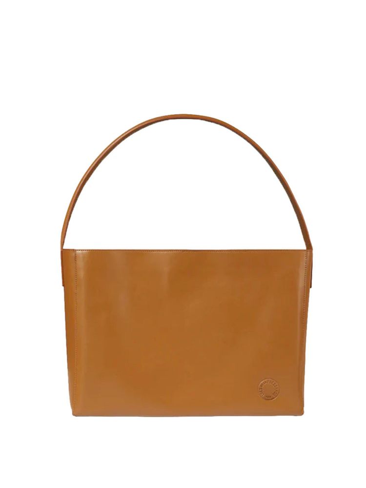 Sac cabas cuir Léonore grand format camel