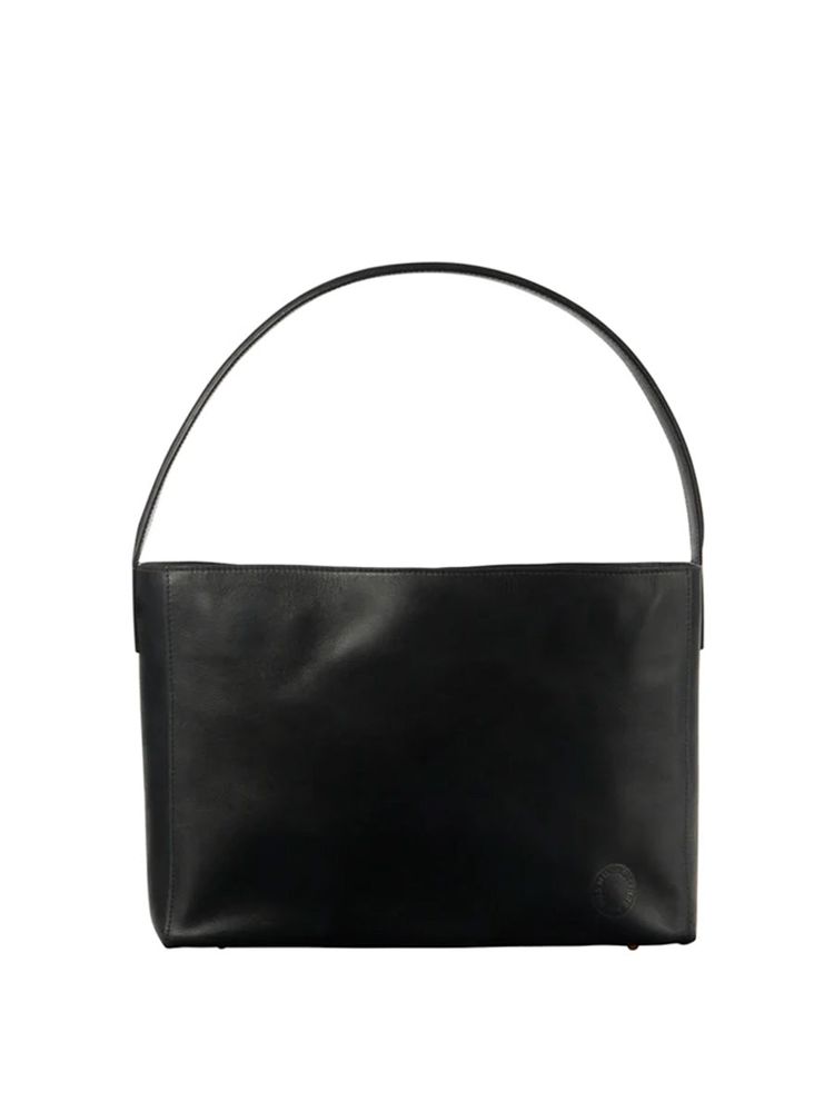 Ines De La Fressange Sac Cabas Cuir Léonore Grand Format Noir