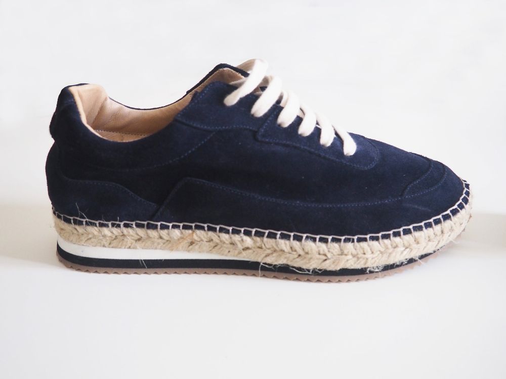 Ines De La Fressange Baskets-espadrilles Tracy Bleu Marine