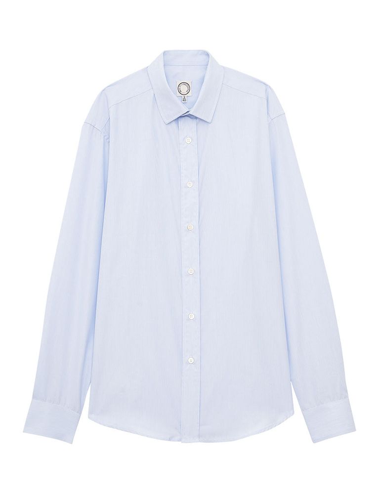 Ines De La Fressange Chemise Pour Homme Olivier Bleu Ciel In Blue