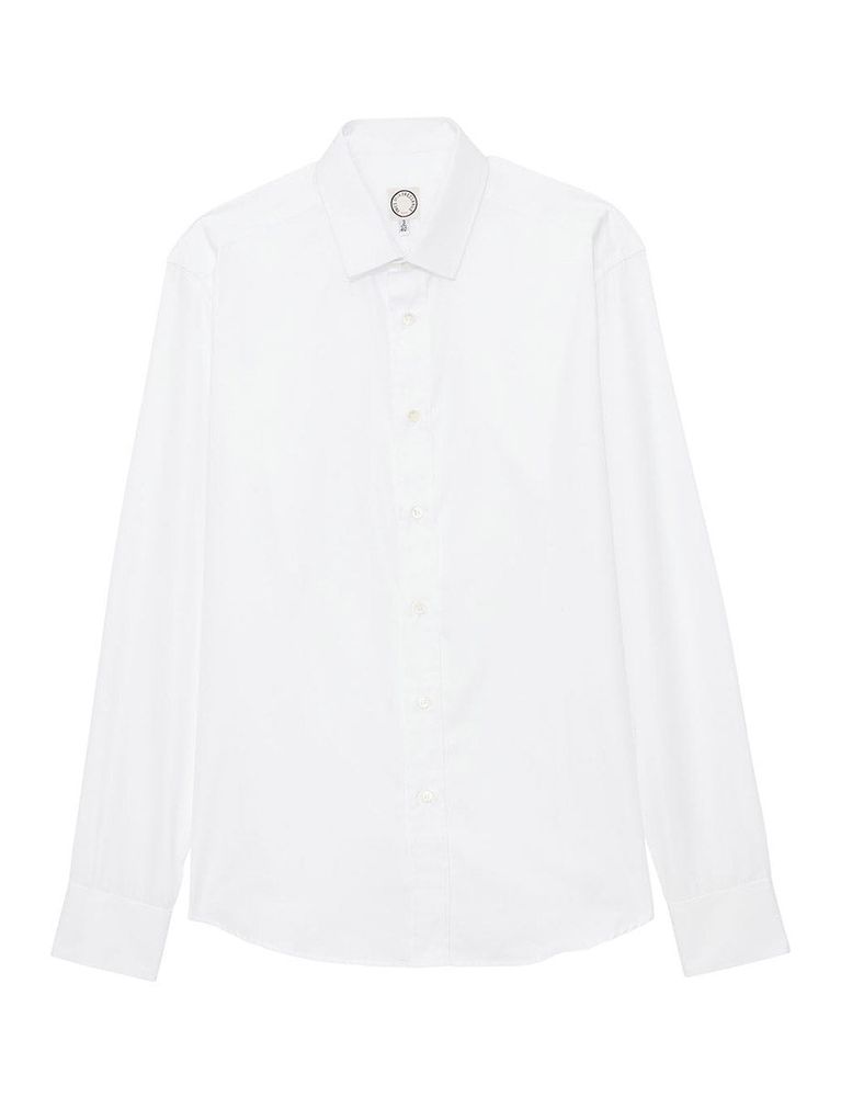Ines De La Fressange Chemise Pour Homme Olivier Blanche In White