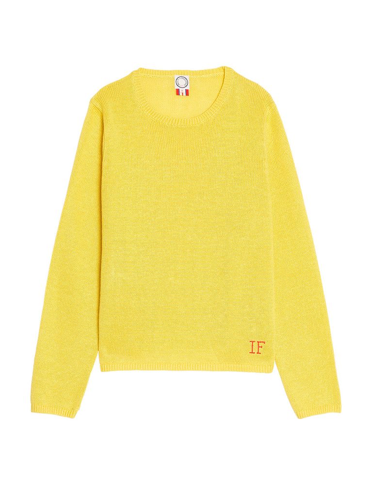 Ines De La Fressange Pull Angelina Jaune In Yellow