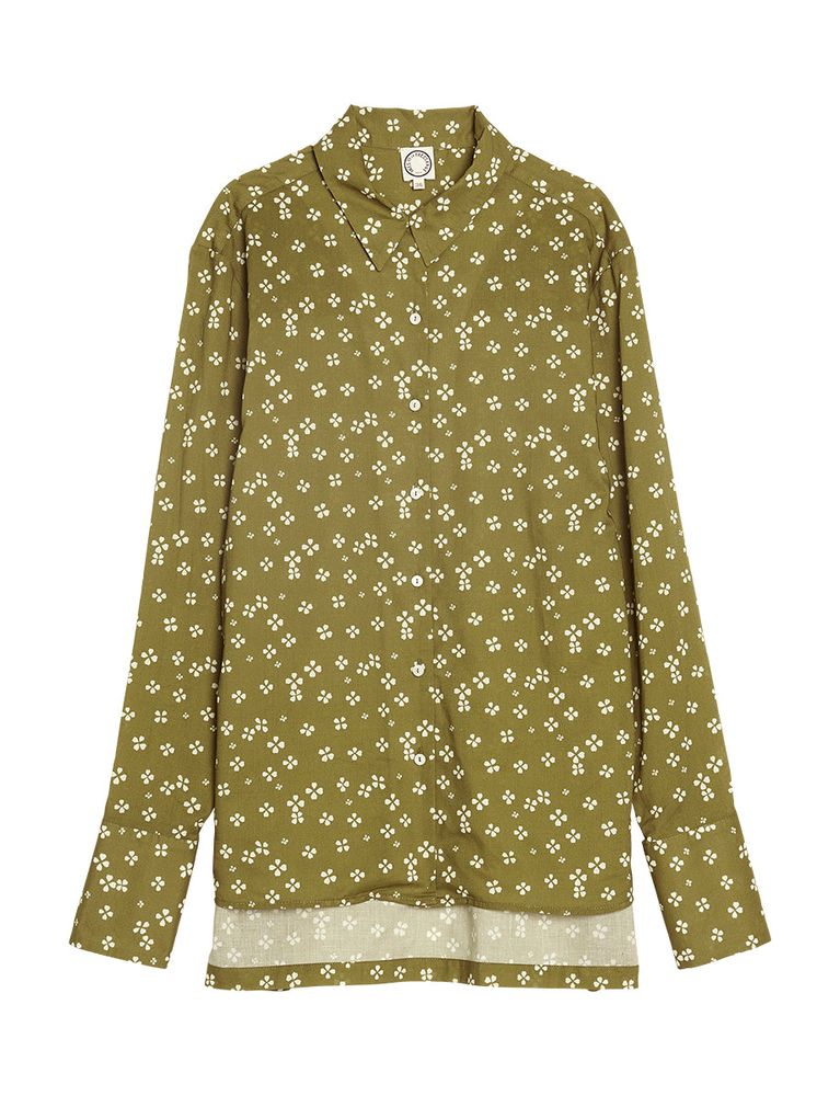Ines De La Fressange Chemise Falco Lucky Kaki