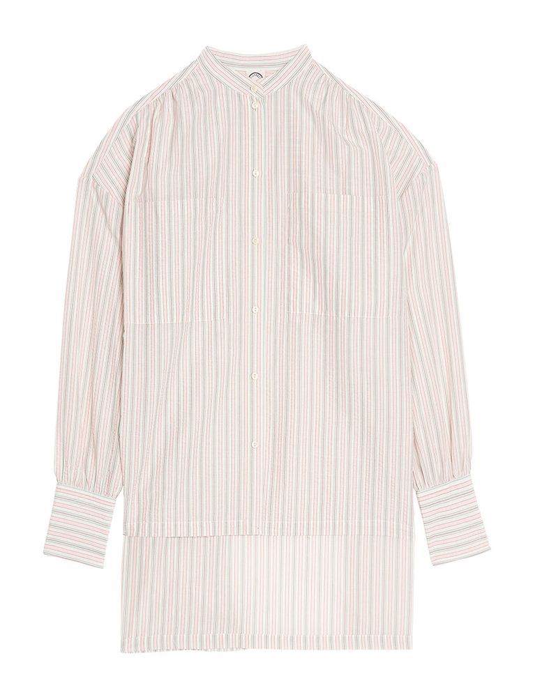 Ines De La Fressange Chemise Adamo Écrue À Rayures