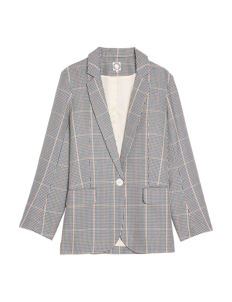 Ines De La Fressange Veste Bruna À Carreaux