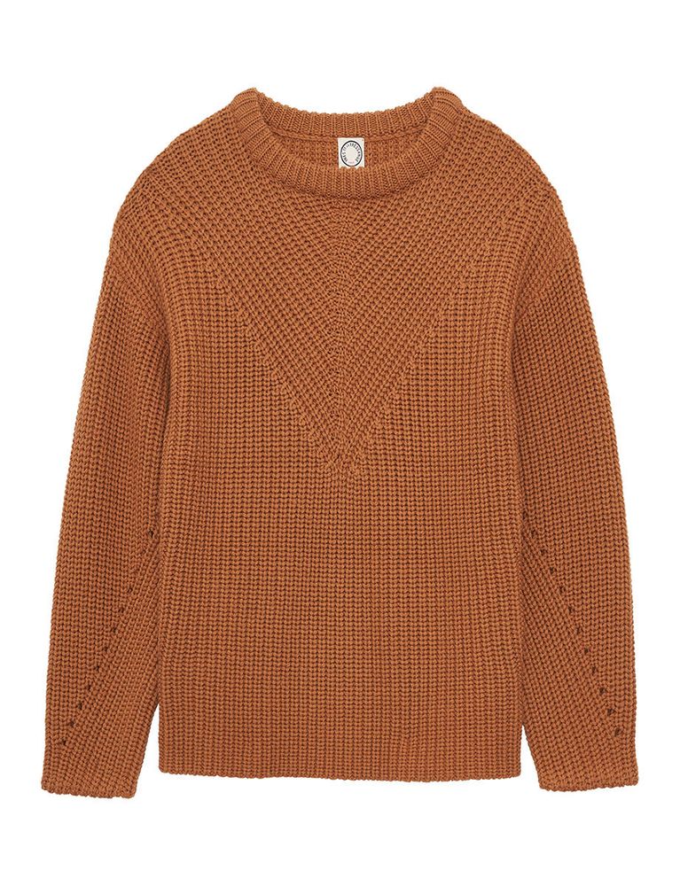 Ines De La Fressange Pull Silvia Camel In Brown