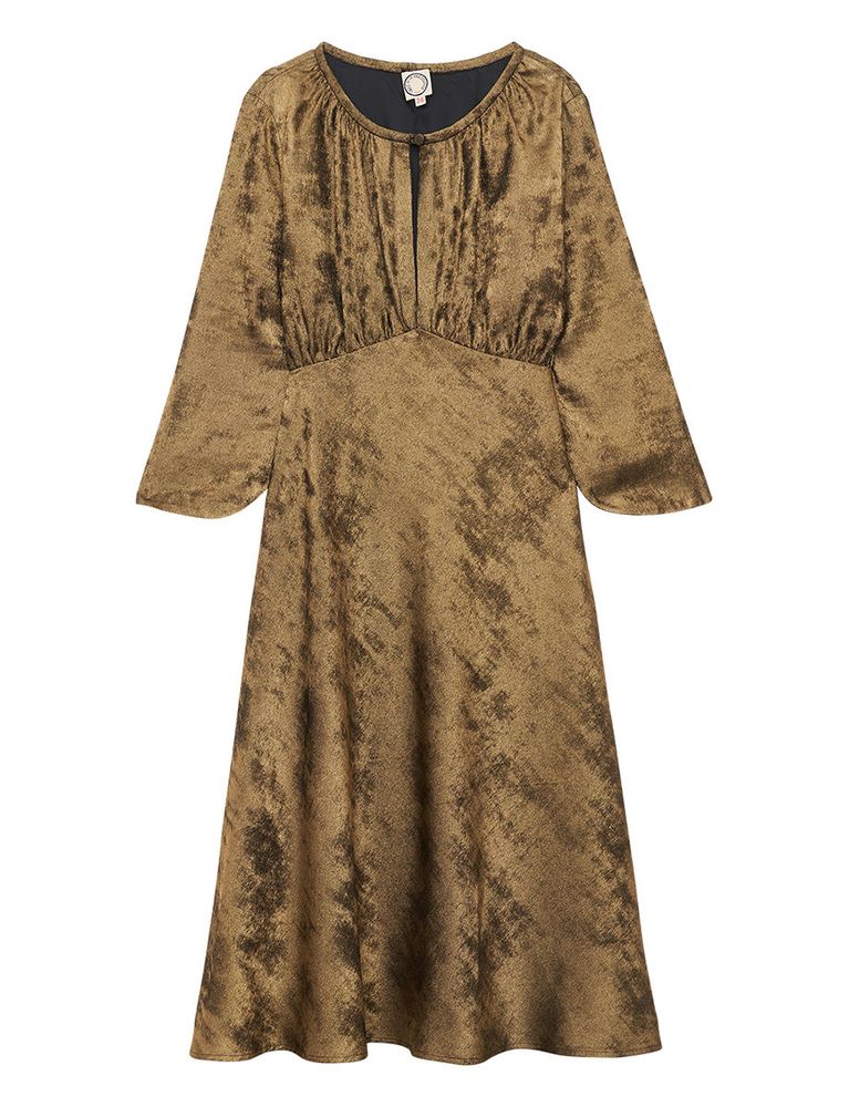 Ines De La Fressange Robe Natalia Or