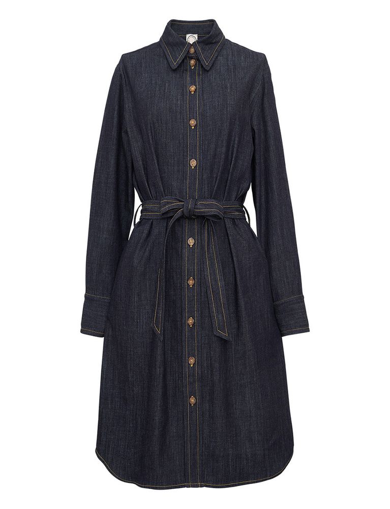 Ines De La Fressange Robe Amour Denim Brut