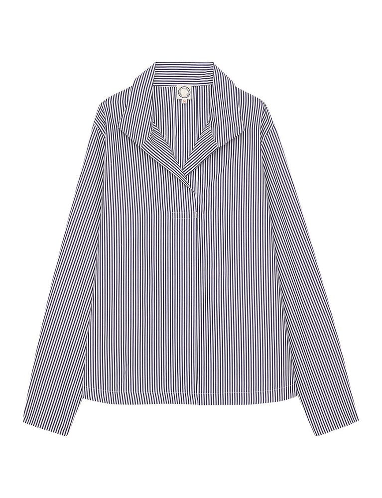 Ines De La Fressange Top Noa Rayé Marine/blanc