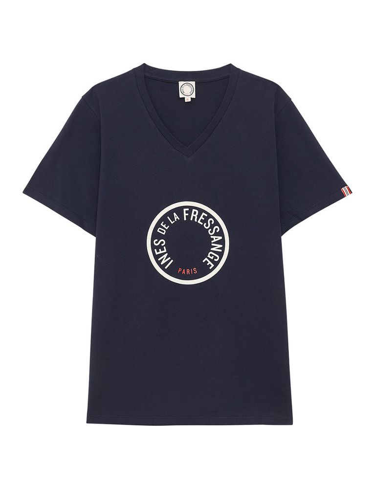Ines De La Fressange T-shirt Aurore Bleu Marine/blanc