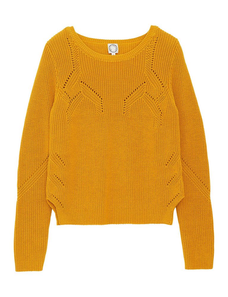 Ines De La Fressange Pull Agathe Moutarde