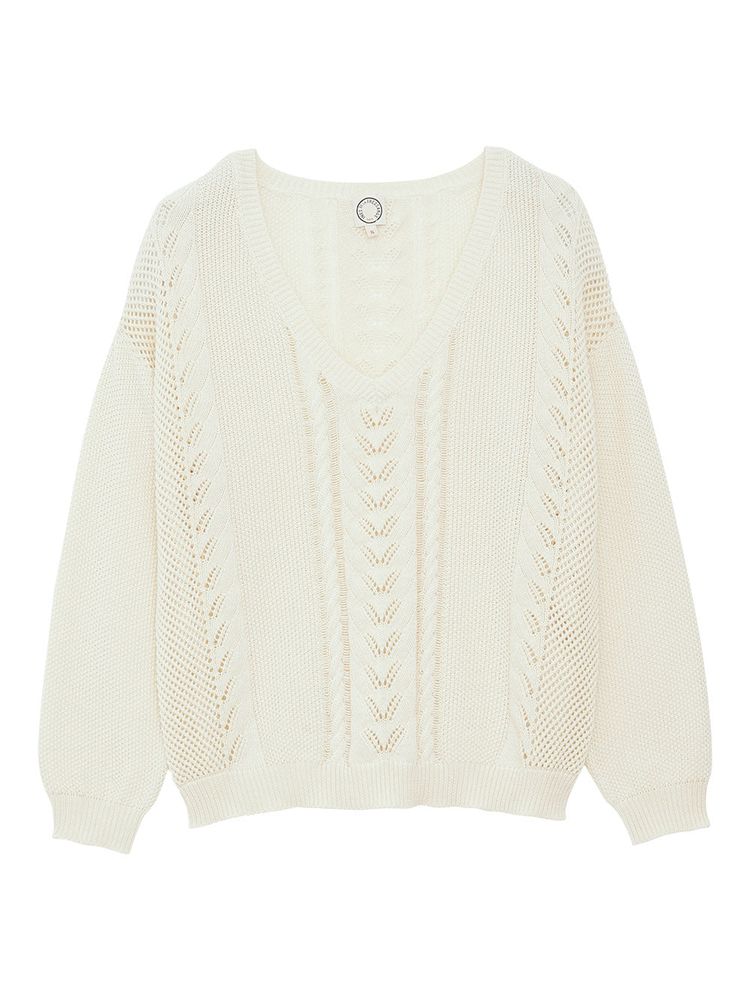 Ines De La Fressange Pull Natanya Écru In White