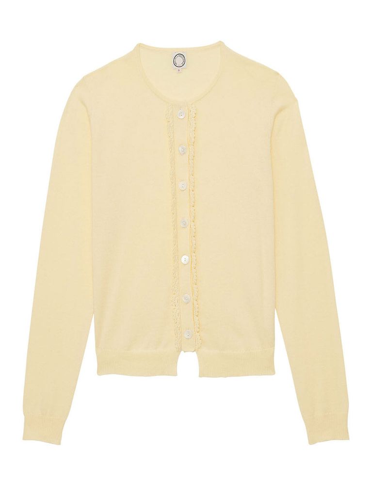 Ines De La Fressange Gilet April Jaune Clair