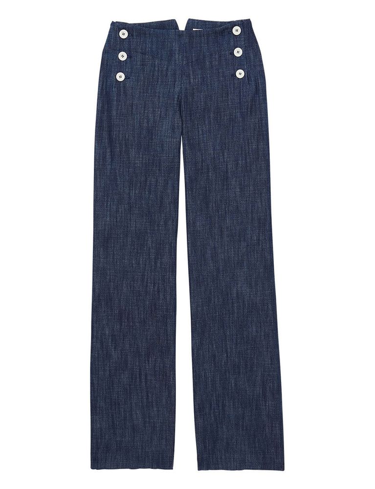 Ines De La Fressange Pantalon Gabriel Bleu In Blue