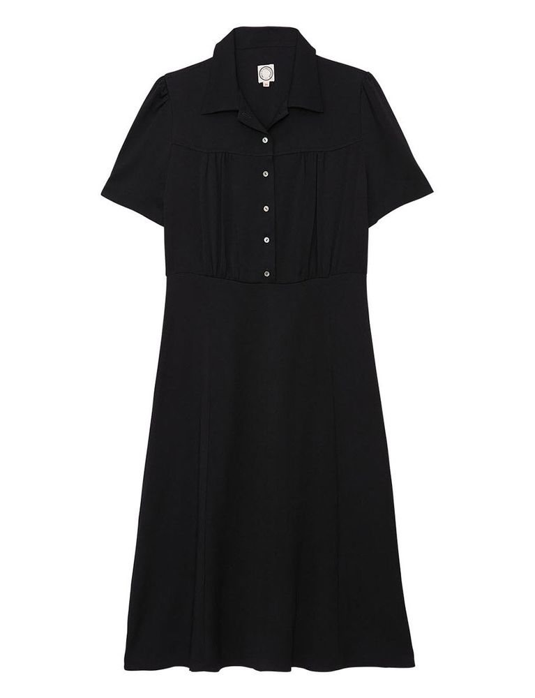 Ines De La Fressange Robe Angèle Bleu Marine