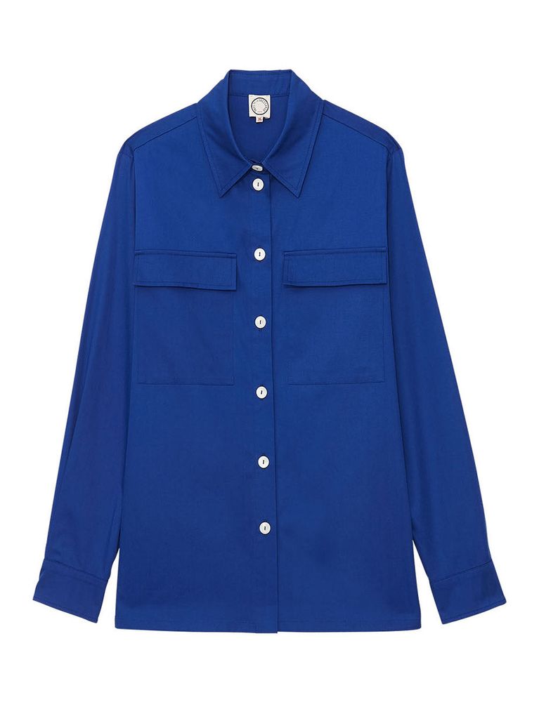 Ines De La Fressange Chemise Chandler Bleue