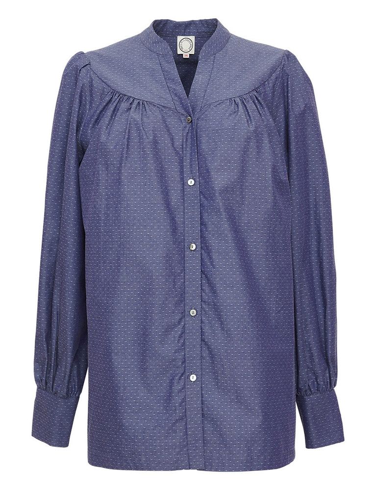 Ines De La Fressange Blouse Ornella Bleu Denim