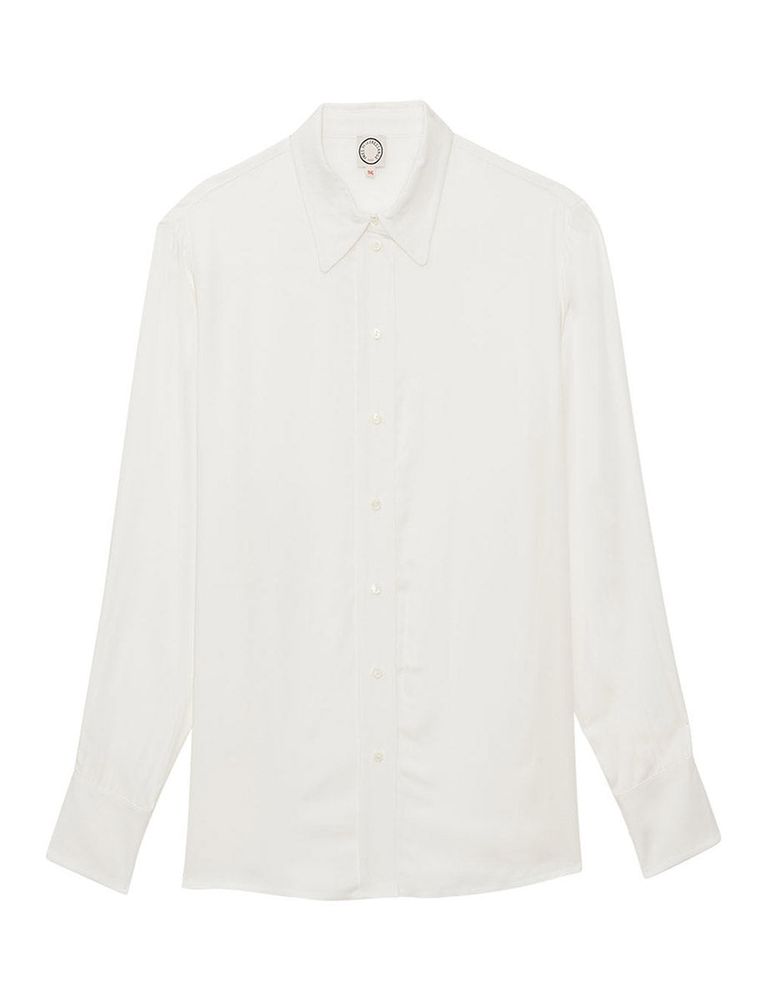 Ines De La Fressange Chemise Maureen Blanche En Viscose