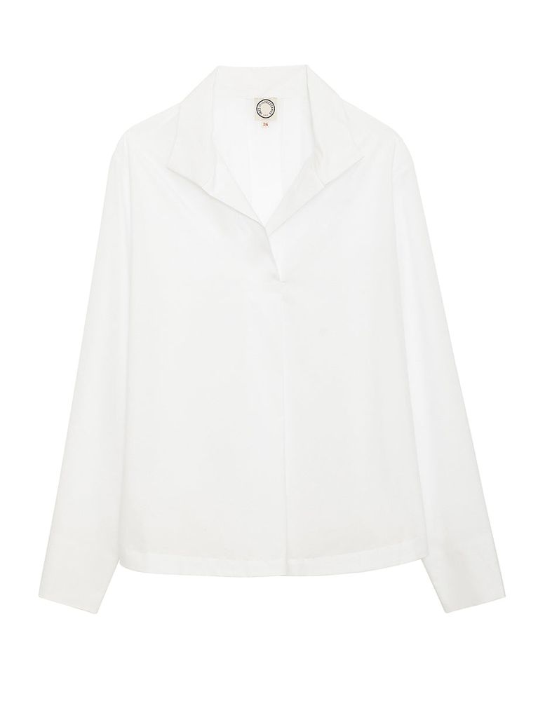 Ines De La Fressange Top Noa Coton Blanc In White
