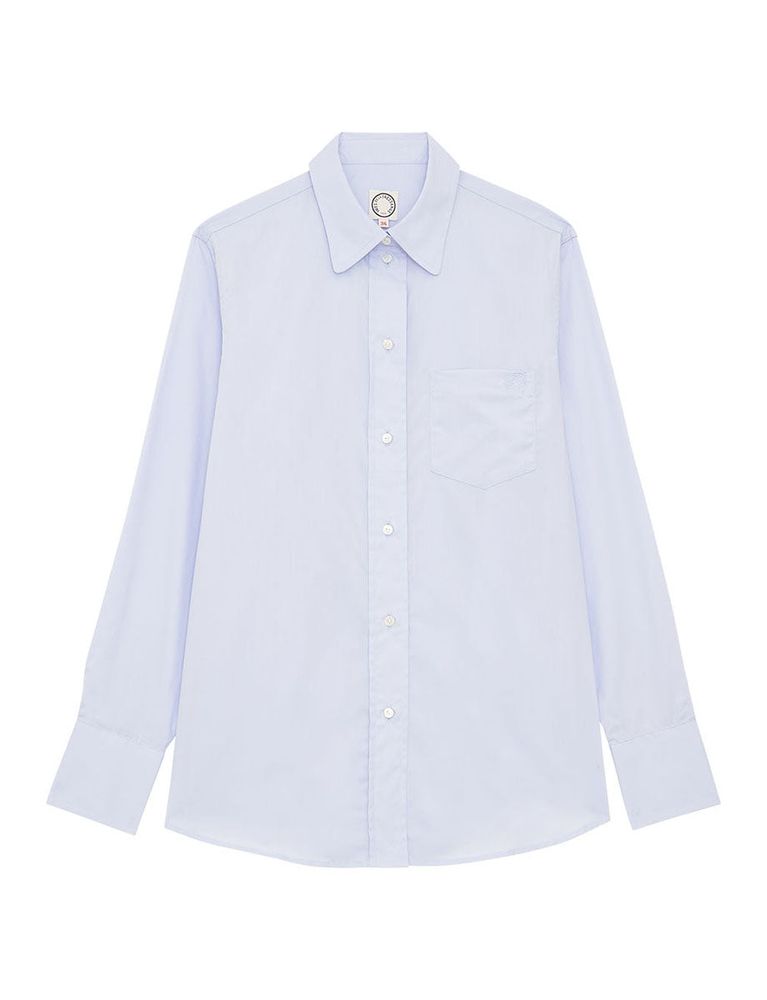 Ines De La Fressange Chemise Maureen Bleu Ciel