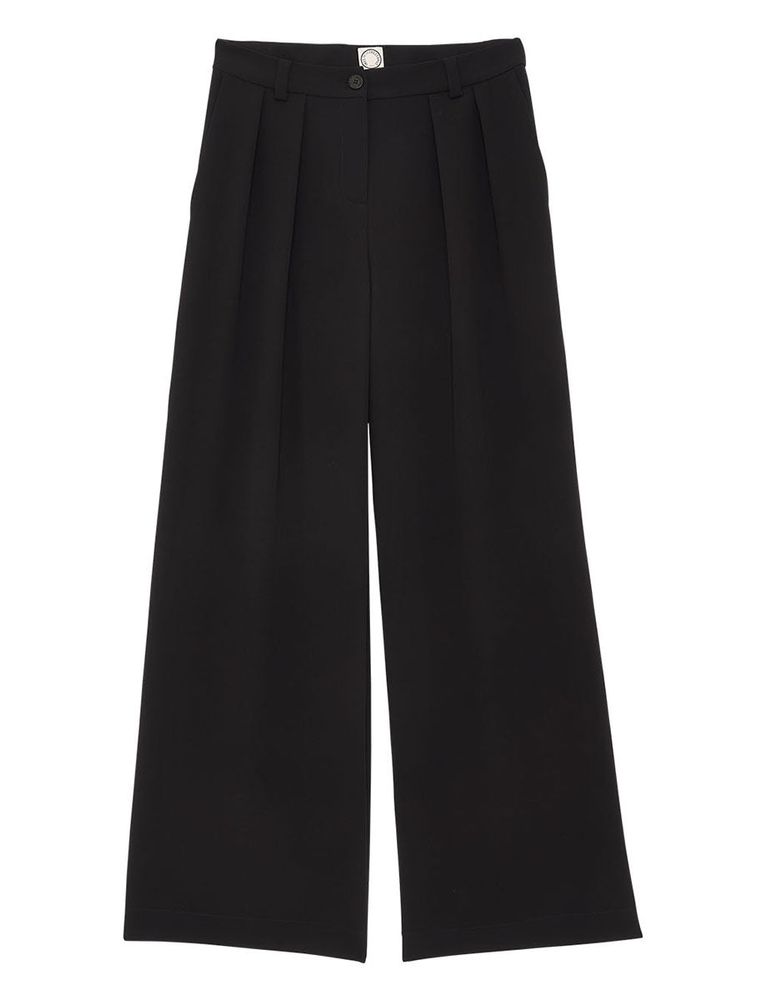 Ines De La Fressange Pantalon Luciano Noir In Black