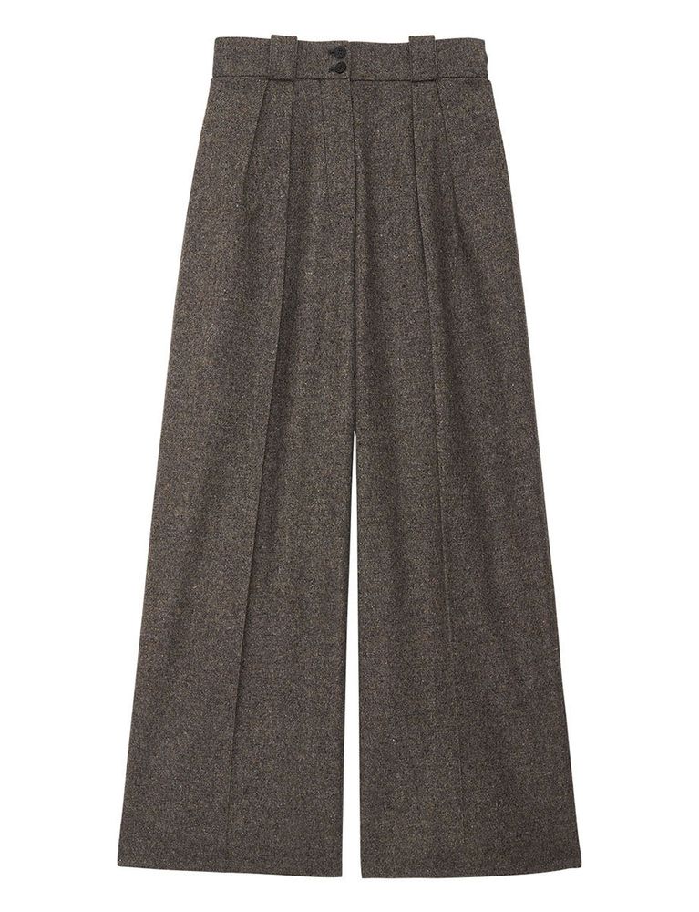 Ines De La Fressange Pantalon Marlène Gris In Gray