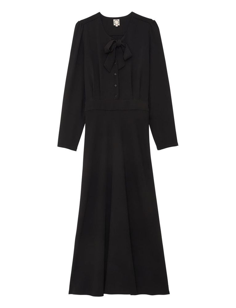 Ines De La Fressange Robe Ariel Noire