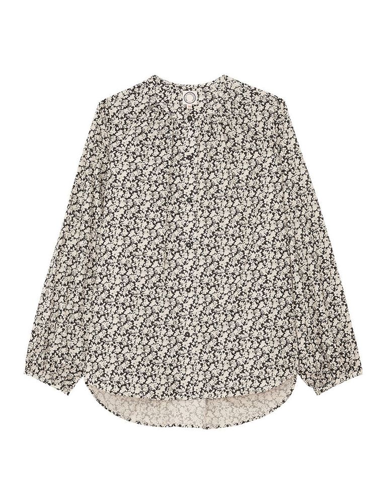 Ines De La Fressange Blouse Josephine Imprimée In Gray