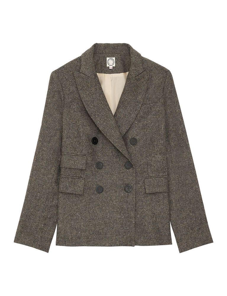 Ines De La Fressange Veste Maurice Grise
